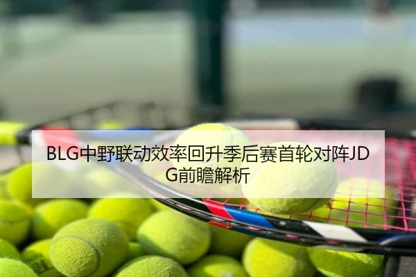 BLG中野联动效率回升季后赛首轮对阵JDG前瞻解析